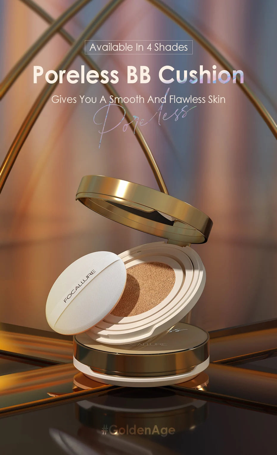 FOCALLURE BB Air Cushion Matte Foundation Cream Oil control Concealer Whitening Moisturizing Makeup Cosmetic Brighten Face Base