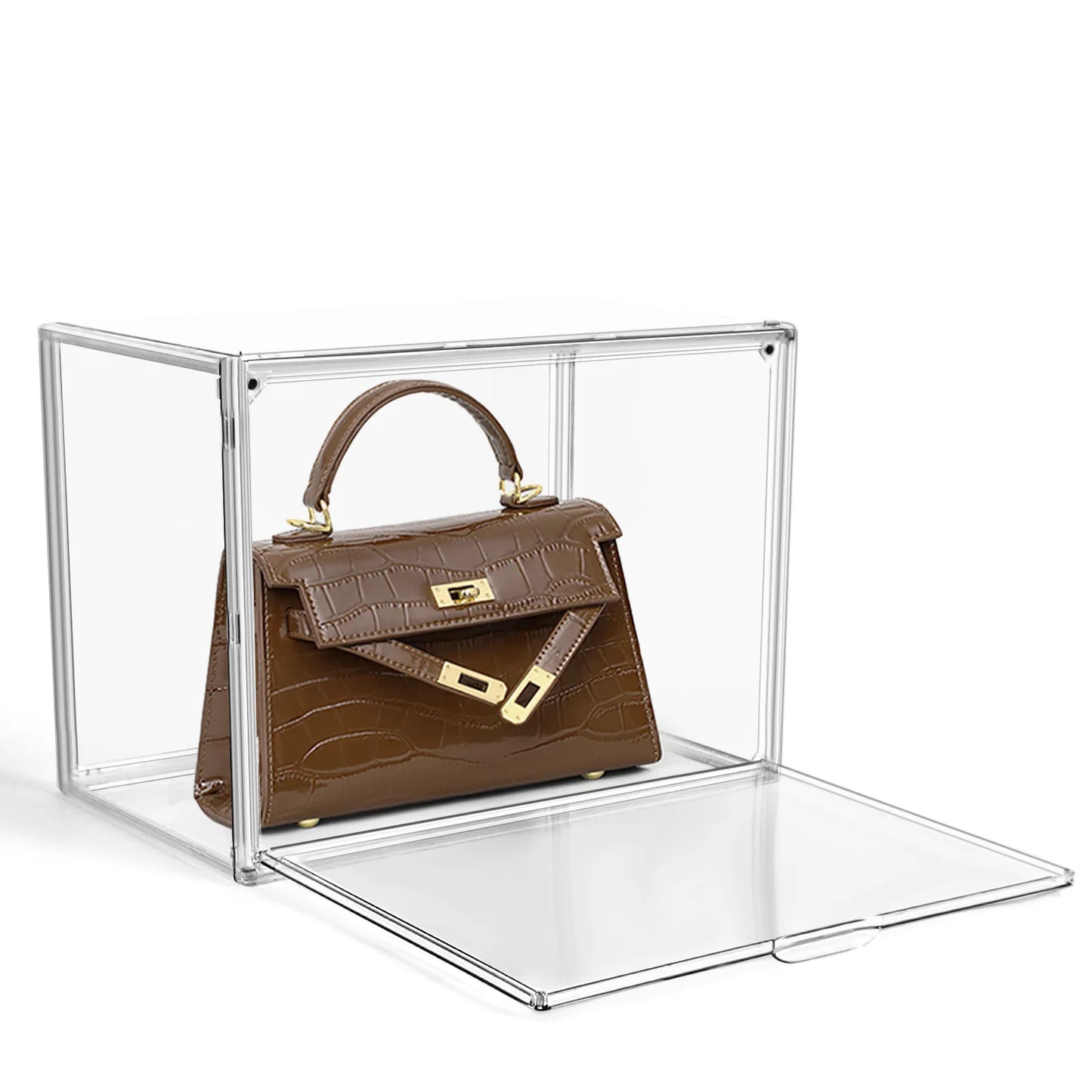 10 Pack Transparent Handbag Display Case