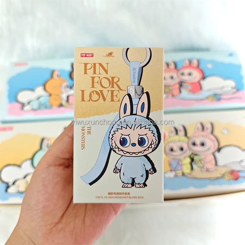In Stock Labubu  Macaron Plush Toy Clips Fashion Accessories Blind Box Trend Desktop Decorations Collectibles | Fast Shipping