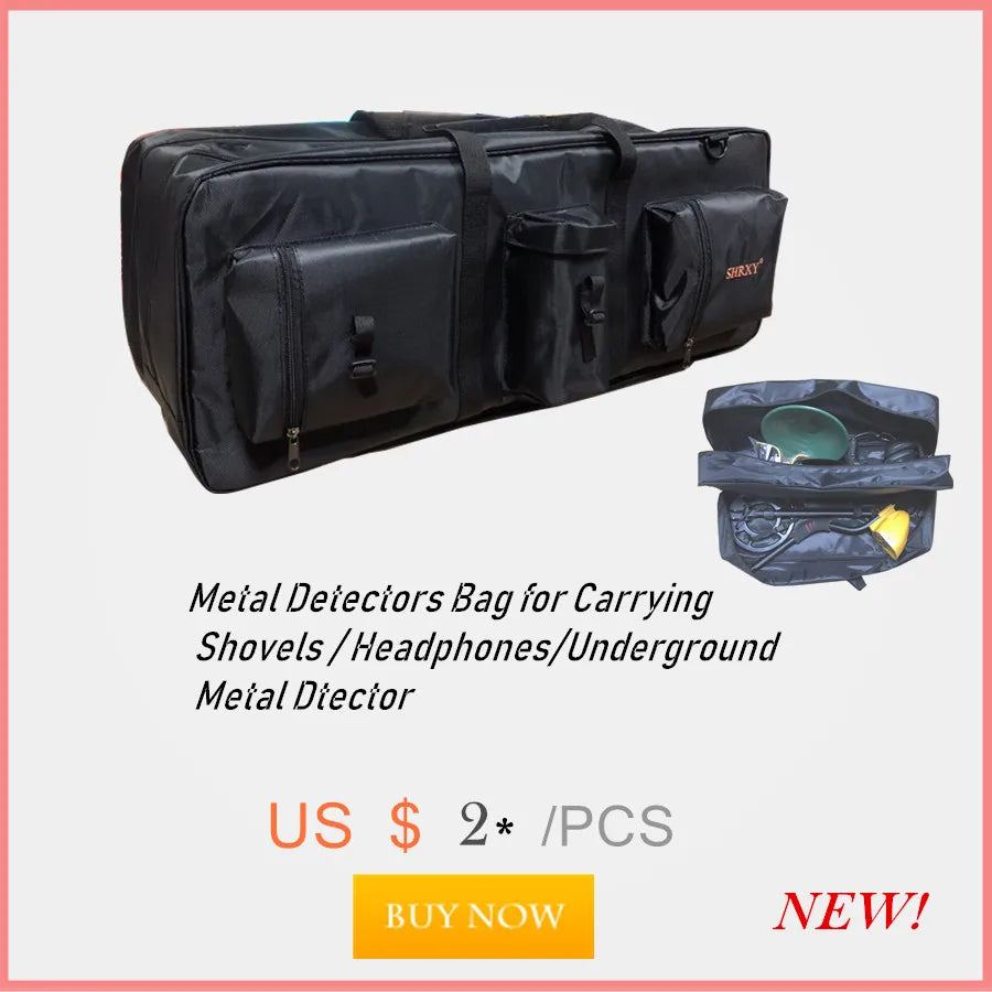 Metal Detector Finds Bag All Terrain Garden Detecting Pouch Accessories  Digger Tools Bag
