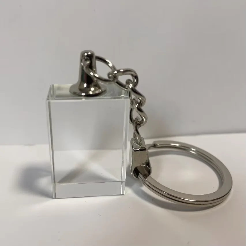 Customized Keychain Lip Gloss Mock-up KeyRing Led Acrylic Mini Keychain Chips Crystal Keyholder Funny Key Ring