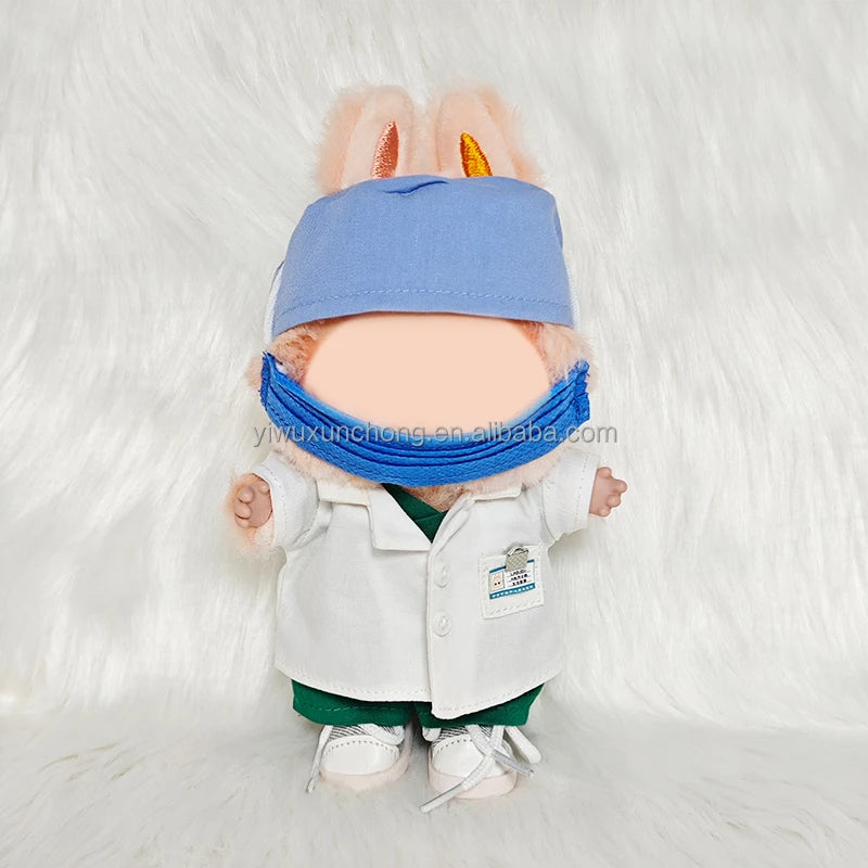 In Stock Fashion Clothes for Labubu Jackets Doctors Nurses Outfits Toy Jerseys Sweaters Halloween Gifts I Fast Delivery