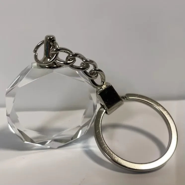 Customized Keychain Lip Gloss Mock-up KeyRing Led Acrylic Mini Keychain Chips Crystal Keyholder Funny Key Ring