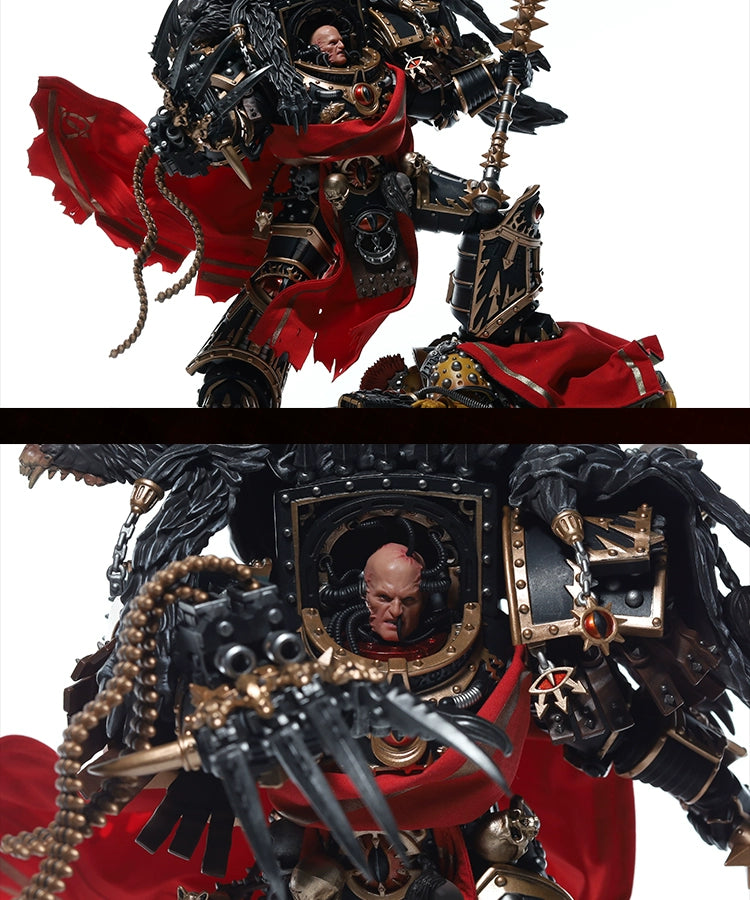 [Fine Zero Forging In Stock] Dark Source Warhammer Battle Handsome Horus Movable Model Toys Doll Clothes Cloak