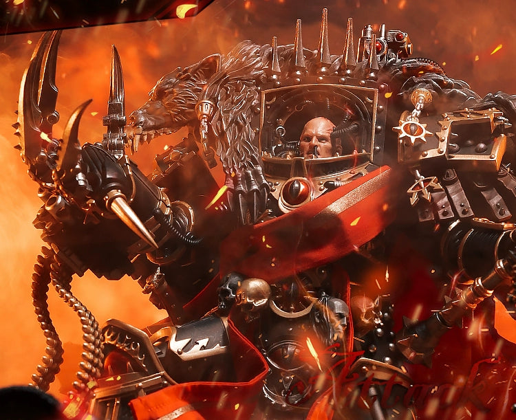 [Fine Zero Forging In Stock] Dark Source Warhammer Battle Handsome Horus Movable Model Toys Doll Clothes Cloak