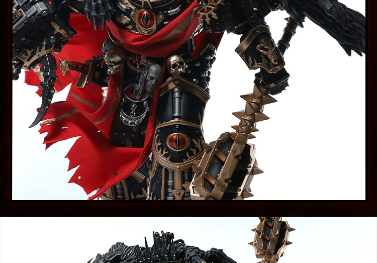 [Fine Zero Forging In Stock] Dark Source Warhammer Battle Handsome Horus Movable Model Toys Doll Clothes Cloak