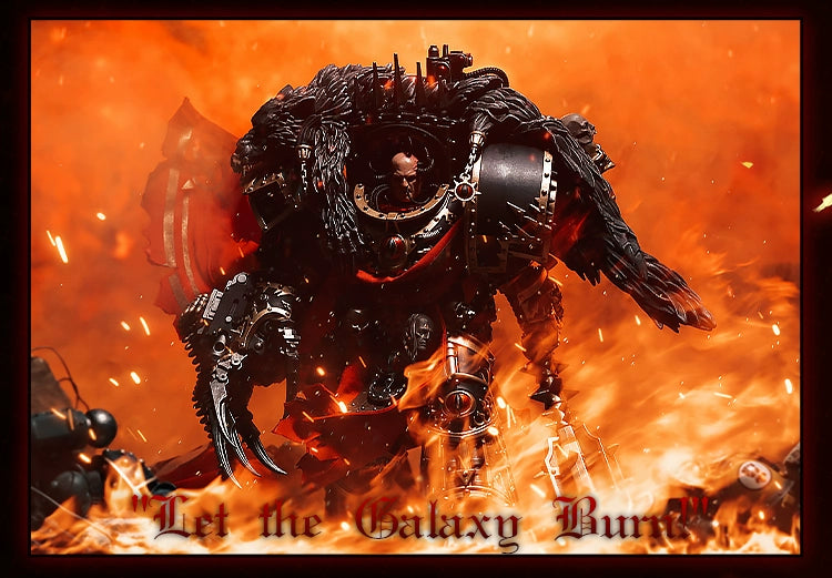 [Fine Zero Forging In Stock] Dark Source Warhammer Battle Handsome Horus Movable Model Toys Doll Clothes Cloak