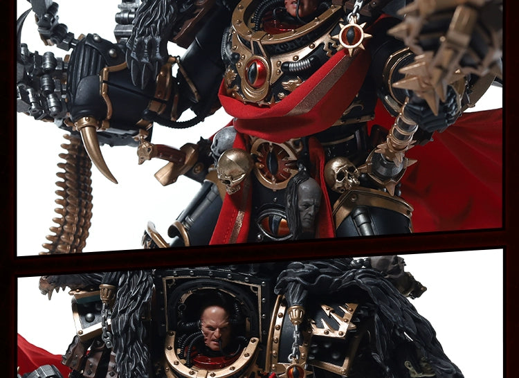 [Fine Zero Forging In Stock] Dark Source Warhammer Battle Handsome Horus Movable Model Toys Doll Clothes Cloak