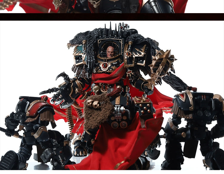 [Fine Zero Forging In Stock] Dark Source Warhammer Battle Handsome Horus Movable Model Toys Doll Clothes Cloak