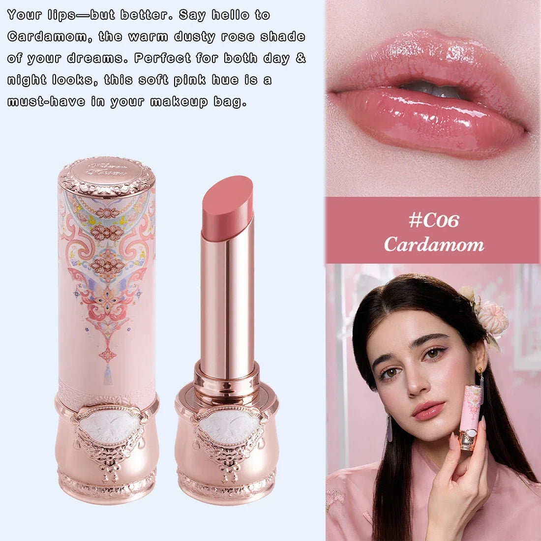 Flower Knows Little Angel Velvet Matte Lipstick Waterproof Long Lasting Soft Moisturizing Lip Gloss K Beauty Clean Girl Makeup