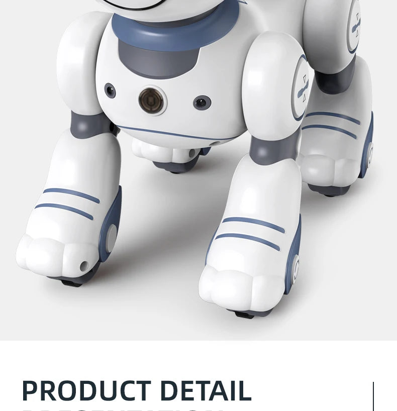 Intelligent Remote Control Robot Dog Electronic Stunt Voice Command Programmable Touch-sense Music Song Children's Toys for Boys