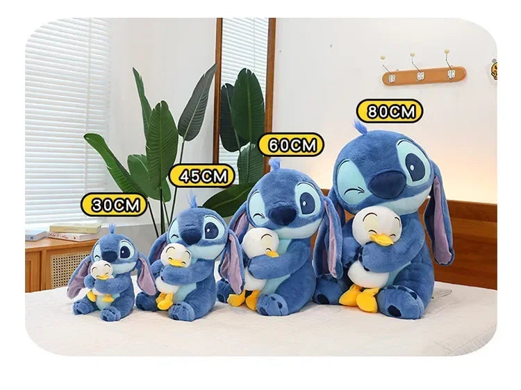 30/45cm  Stitch Plush Toy - Cute Lilo & Stitch Doll,Kawaii Donald Duck Stuffed Animal,Soft Birthday Gift for Kids Children