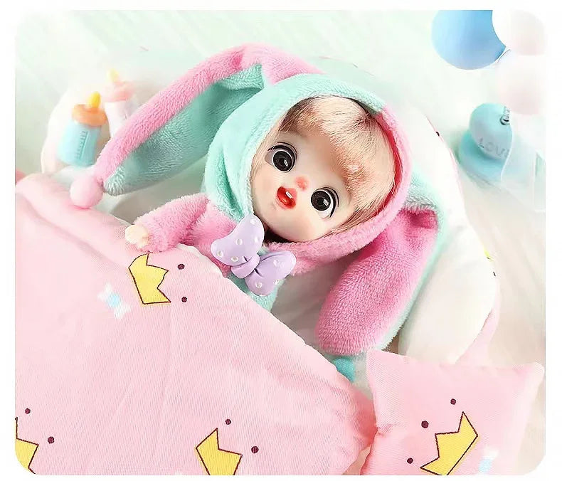 12cm Cute Mini Doll Animal Sleepwear Series