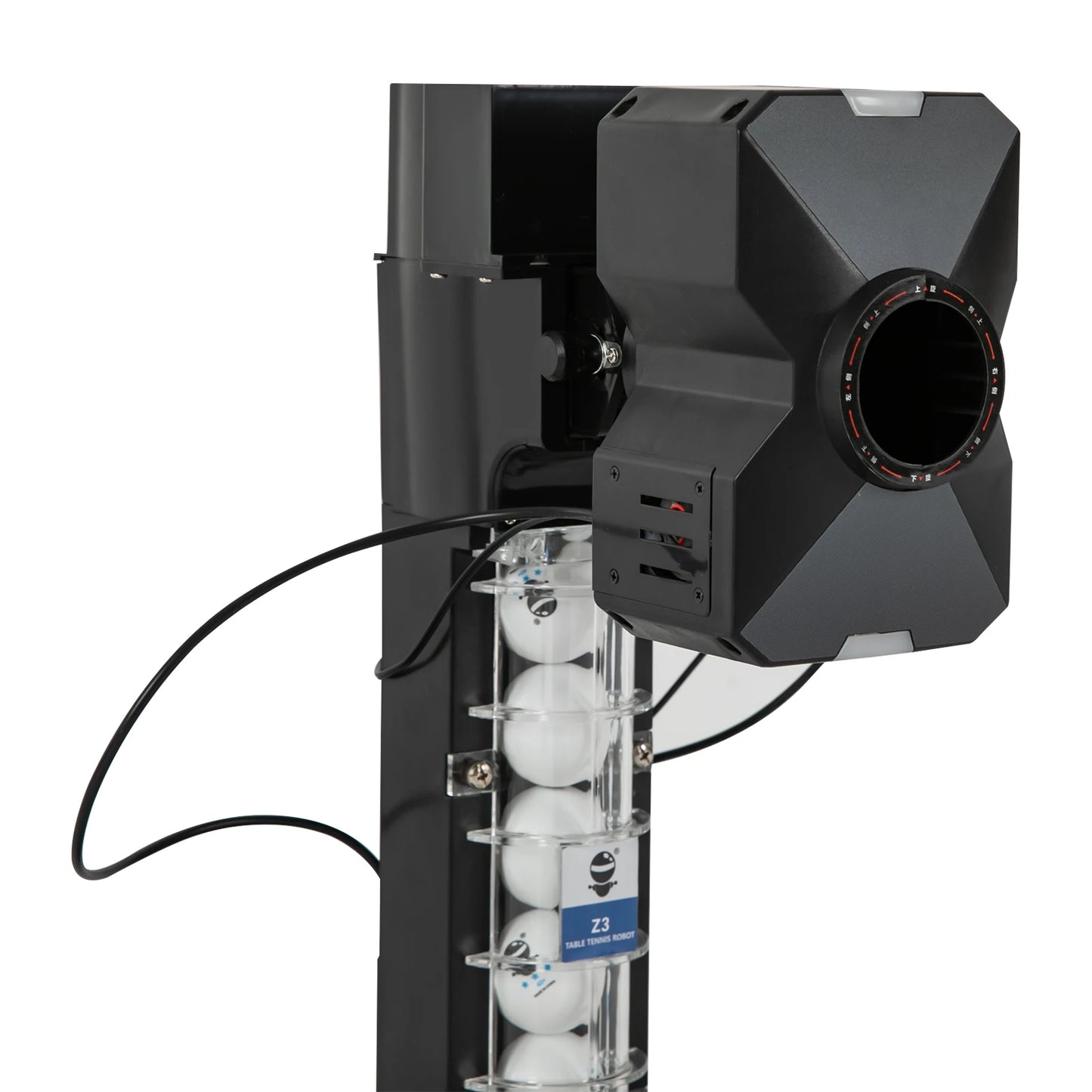 Table Tennis Robot 100 Balls Capacity Automatic Ping Pong Ball Pitching Machine with Remote Control for Pong Lover Self-training