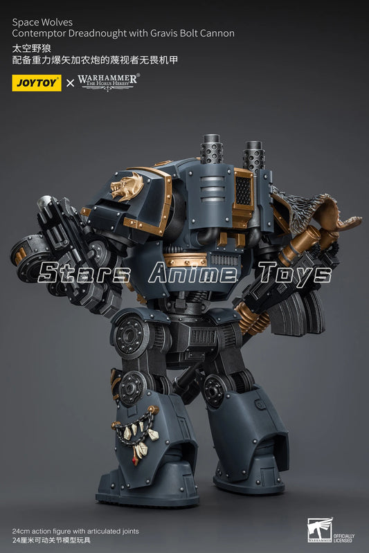 1/18 Action Fiqure Warhammer The Horus Heresy Space Wolves Contemptor Dreadnought with Gravis Bolt Cannon Model