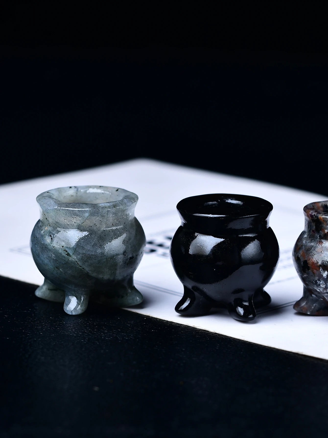 Halloween Crystal Cauldrons