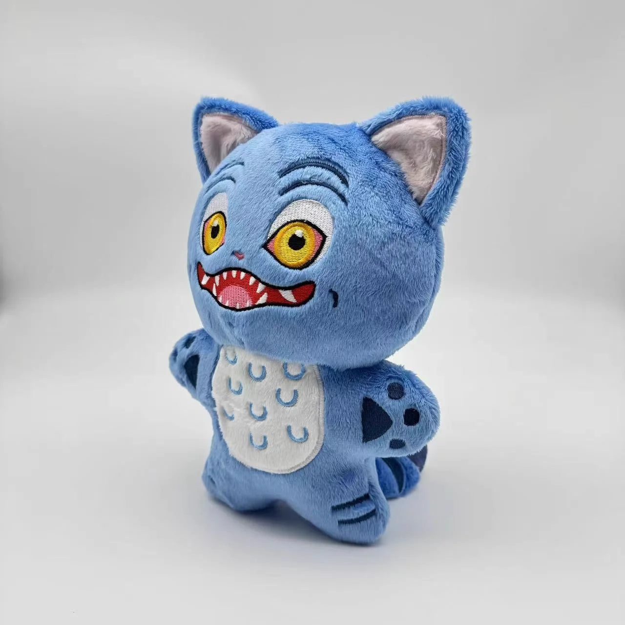 Anime Kpop Demons Hunters Plush Cute Purple Tiger Black Hat Magpie With 3 Eyes Monster Hunt Girl Group Stuffed For Fans Gifts