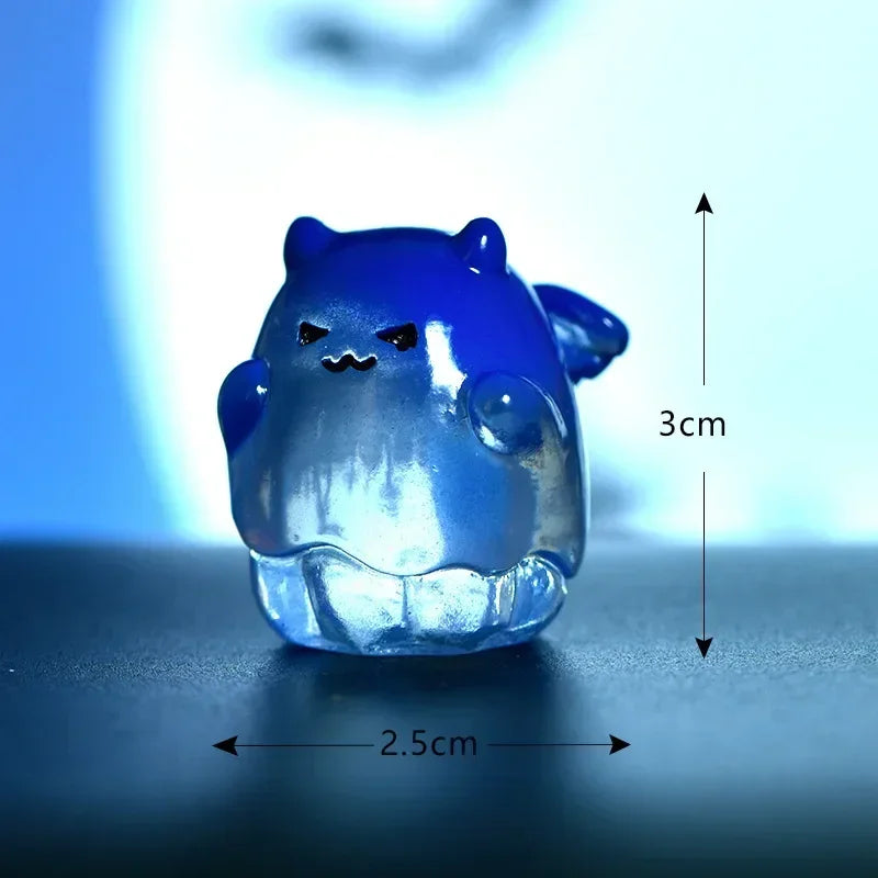 Mini Halloween Figurines Miniature Cute Halloween Ghost Pumpkin Fairy Miniatures Figurines Home Decoration DIY Resin Craft