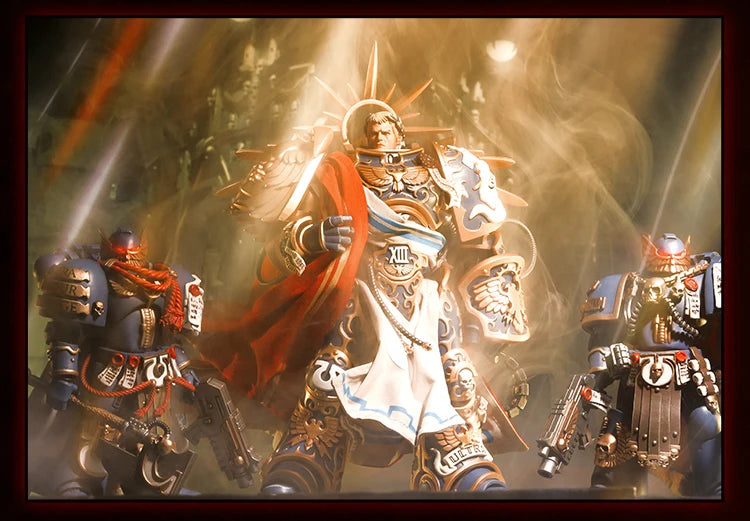 In Stock 1/18 Warhammer 40K Extreme Battalion Genoplasma Kiriman Honorary Guard Mentor Cloak Accessories Model