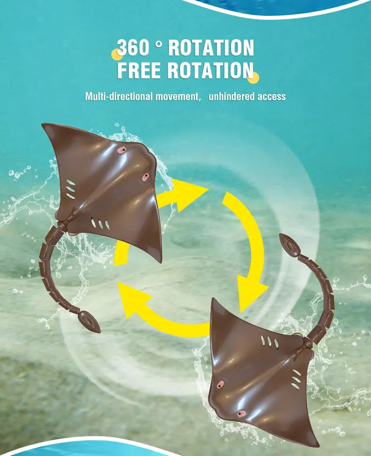 Remote Control Shark Toy Robots RC Animals Manta 2.4G Electric Sharks Children Kids Toys for Boys Swimming Pool Water Boat Ship