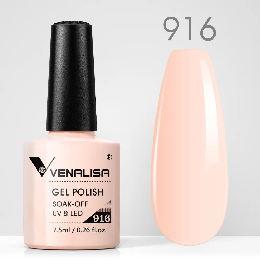 VENALISA Nail Gel Polish Semi Permanent Gellack Nail Art Salon TPO Free Glitter 7.5ml Soak off Organic UV LED Nail Gel Varnish