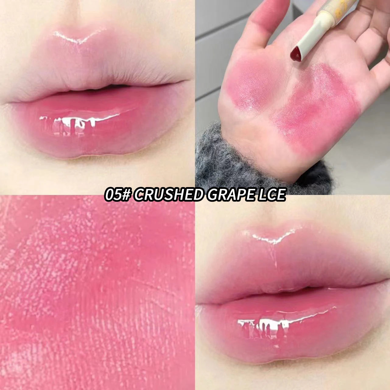 Jelly Heart Lipstick Gogo Little Bear Flower Language Secret Meaning Moisturizing and Hydrating Color Lipstick Pen