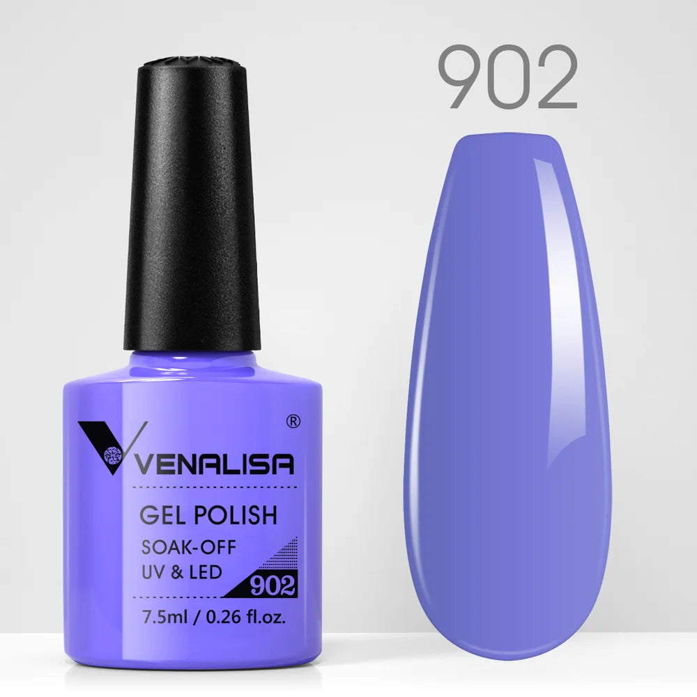 VENALISA Nail Gel Polish Semi Permanent Gellack Nail Art Salon TPO Free Glitter 7.5ml Soak off Organic UV LED Nail Gel Varnish