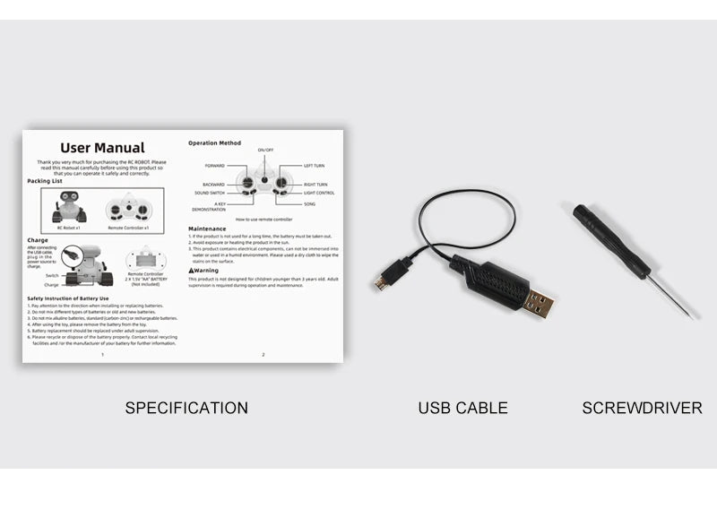 Ebo Robot Toys Rechargeable RC Robot For Kids Boys And Girls Remote Control Toy With Music And LED Eyes Gift For Children's