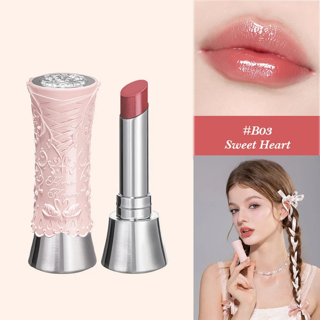 Flower Knows Little Angel Velvet Matte Lipstick Waterproof Long Lasting Soft Moisturizing Lip Gloss K Beauty Clean Girl Makeup