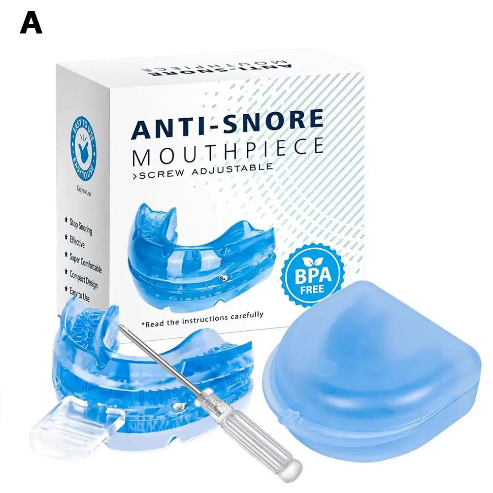 Anti Snoring Mouth Guard Adjustable Anti-Snoring Mouthpiece Sleeping Devices Bruxism Snoring Stopper Improve Sleep Mouthpiece