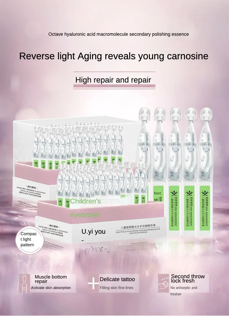 Hyaluronic Acid Anti-Wrinkle Serum Hydrating Moisturizing Firming Moisturizing Whitening Fade Fine Lines Skincare Set