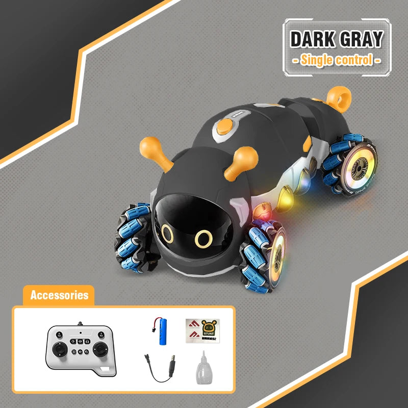 RC insect Car Climbing Stunt Spray Electric Cars robot  Radio remote control model RC Drift RacingToys for children boys Girls