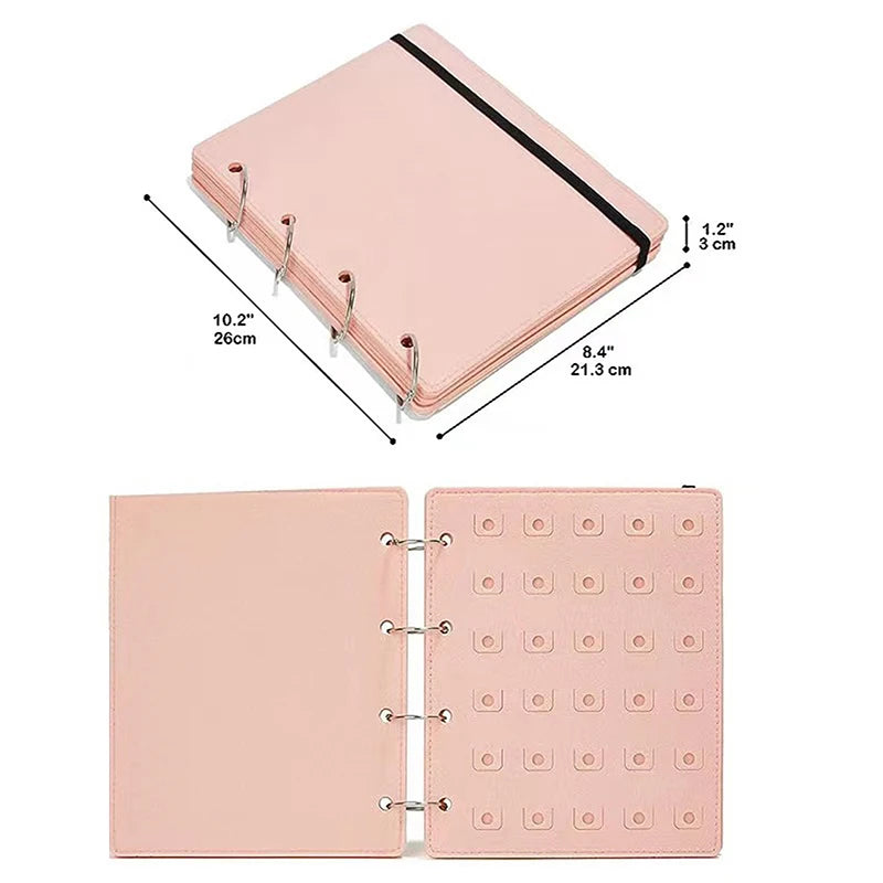 Pin Display Book Storage Pin Storage Case Practical Felt Pin Organizer Bag Protective Cover Brooch Earring Storage Holder Page