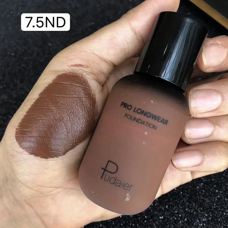 40ML Face Liquid Foundation Full Concealer Makeup Waterproof Base Brighten Whitening Cover Dark Circle Matte Foundation Cosmetic