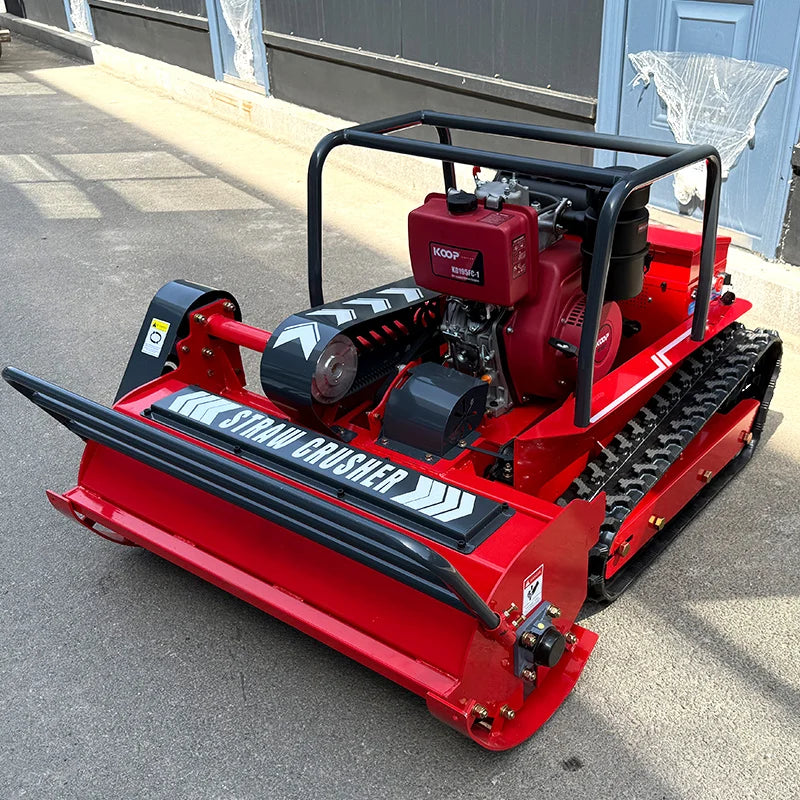 Customized 800mm Grass Robot Slope Crawler Remote Control Flail  Mower