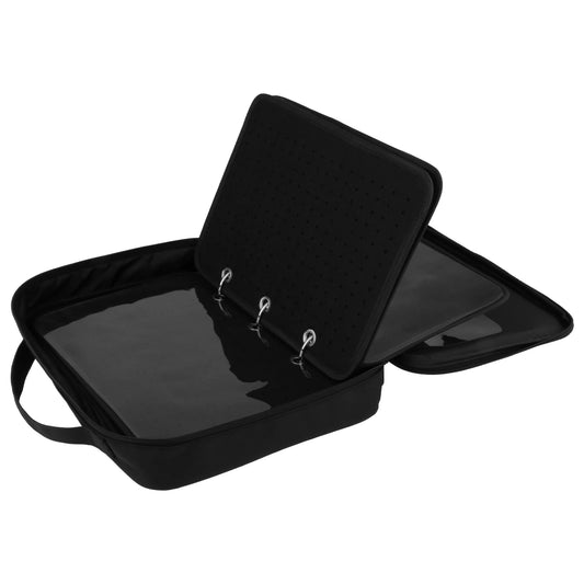 Enamel Pin Display Pages Pin Bag Portable Collectible Pins Board Organization with 6 Pages Pin Binder Pin Book for Collector