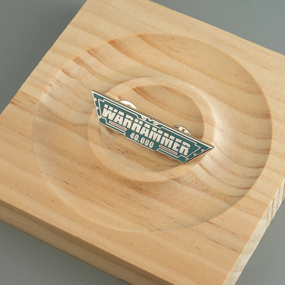 Warhammer 40K Logo Badge Sci-Fi Game Brooch G