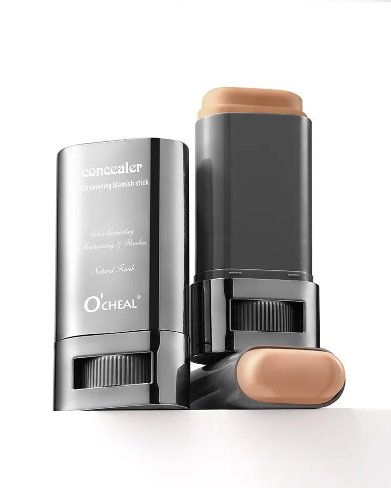 Matte Foundation Cream Stick Waterproof Lasting Oil-control Cover Acne Base Smooth Makeup Moisturize Brighten Concealer Lip Base