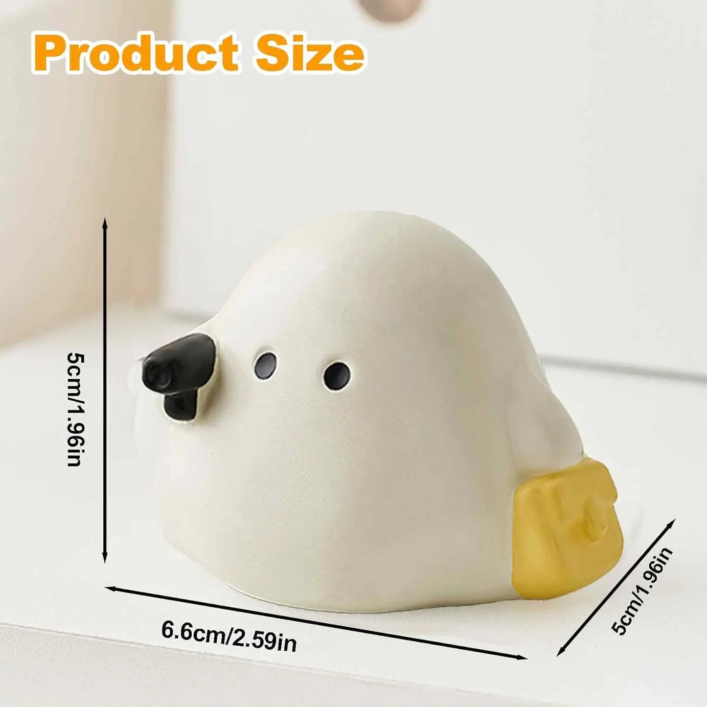 1 PCS Cute Halloween Ghost Figurine Decor Indoor Desk Decoration Boo Basket Stuffers Gift For Women Spooky Home Party Ornament