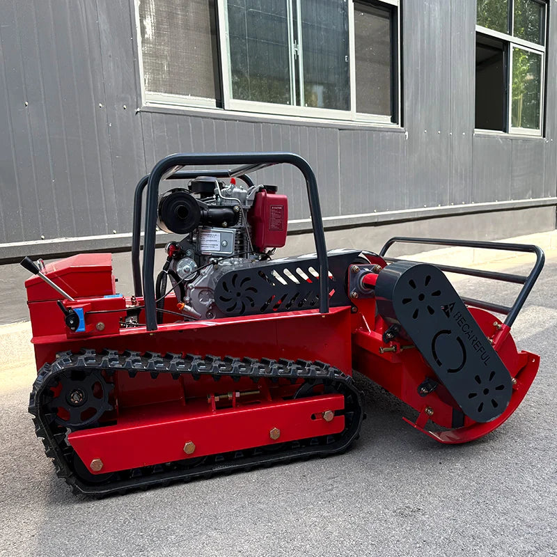 Customized 800mm Grass Robot Slope Crawler Remote Control Flail  Mower