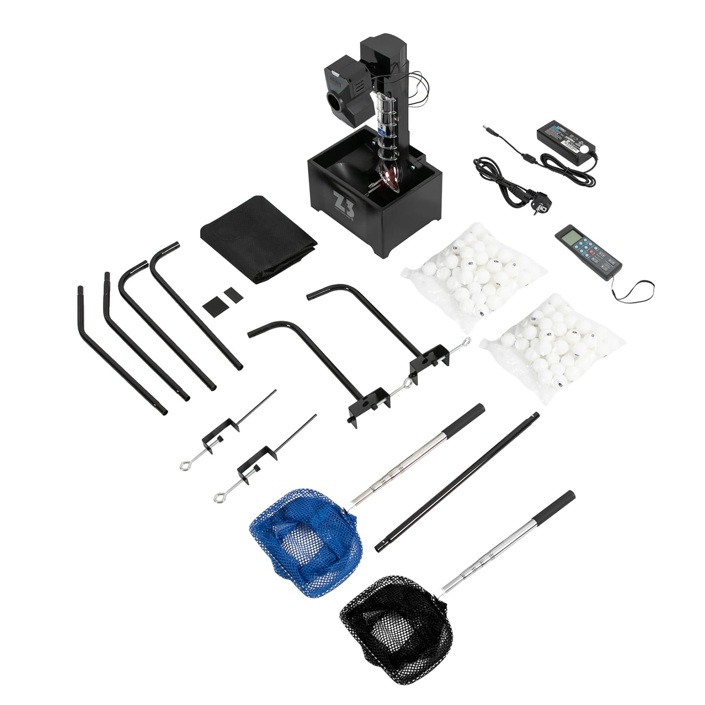 Table Tennis Robot 100 Balls Capacity Automatic Ping Pong Ball Pitching Machine with Remote Control for Pong Lover Self-training