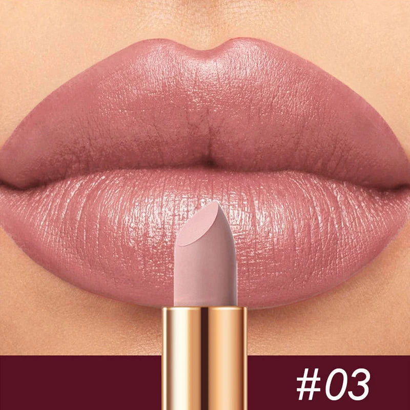 8-Colors Matte Lipstick Sexy Red Waterproof Lip Stick Long Lasting Smudge-free Classic Highly Pigmented Velvet Lip Tint Makeup