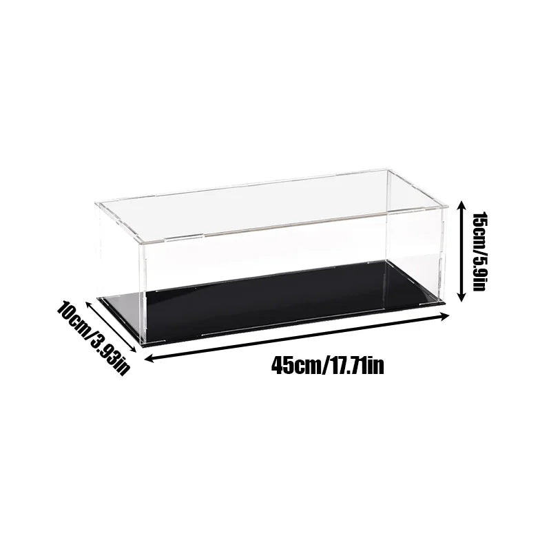Clear Acrylic Display Cases - 18 Sizes