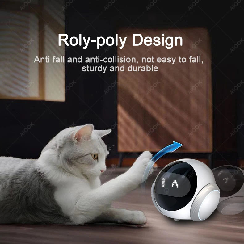 AIOOK Automatic Charging Robot Camera HD 2K 5G WIFI IP Camera Pet Mobile Tracking Night Vision CCTV Remote View TUYA APP Camera