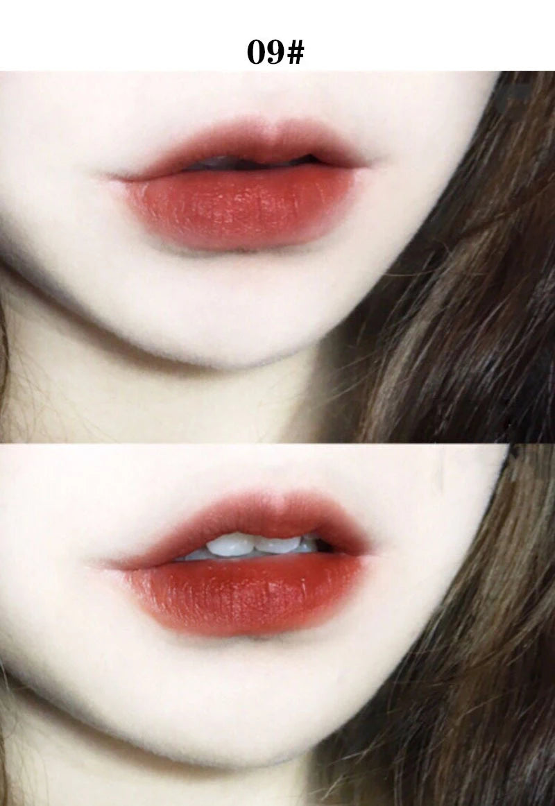 1PC/3PC Lovely Cat Collage Lipgloss Long Lasting Matte Lipstick Lip Makeup Tint Nude Red Lipgloss Waterproof Lipstick Cosmetics