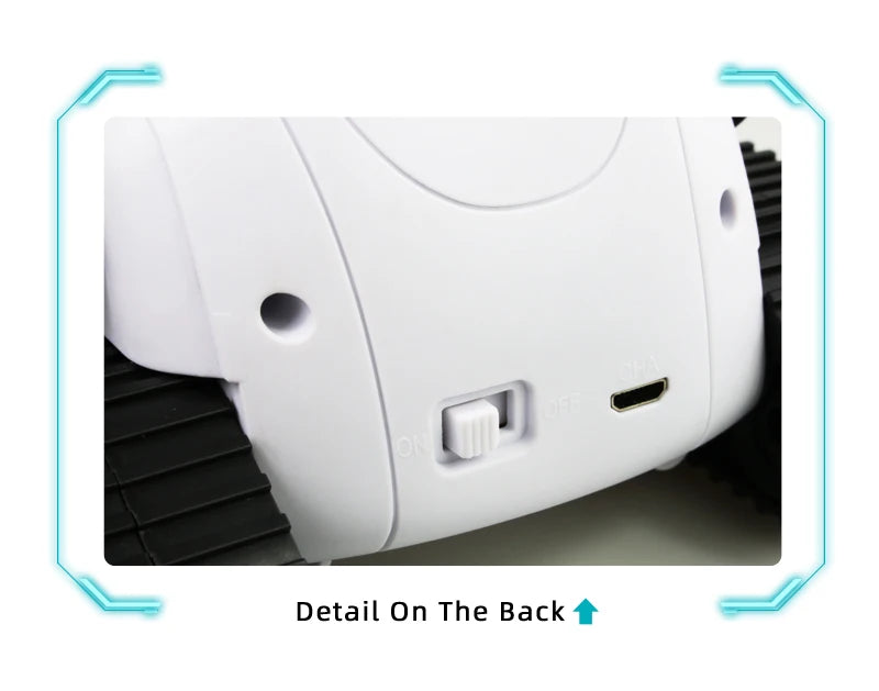 Ebo Robot Toys Rechargeable RC Robot For Kids Boys And Girls Remote Control Toy With Music And LED Eyes Gift For Children's