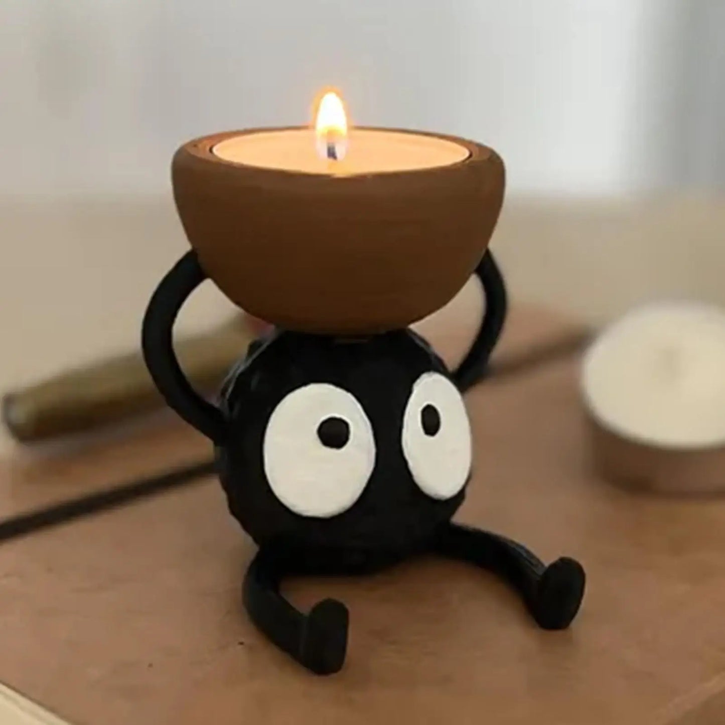 Tea Light Candle Holder Briquette 3D Printed