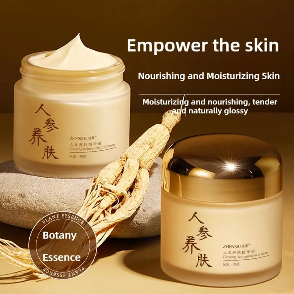 Chinese Ginseng Face Cream Anti-wrinkle Moisturizing Smoothing Ginseng Serum Anti Aging Reduce Fine Lines Moisturizer Skin Care