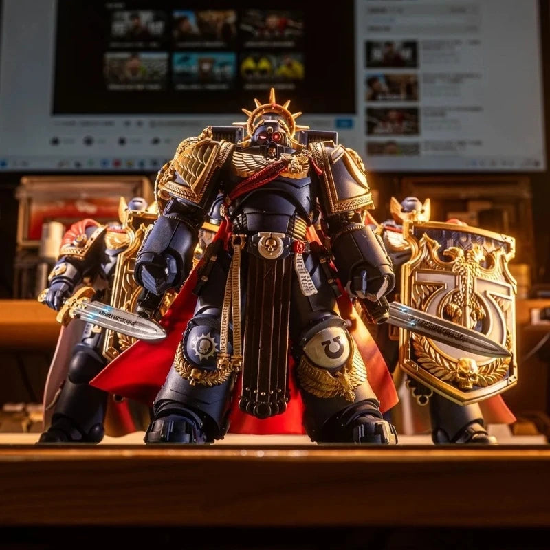 1/18 Warhammer 40k Darktide Ultramarines Marneus Calgar Chapter Master Action Figurine Model