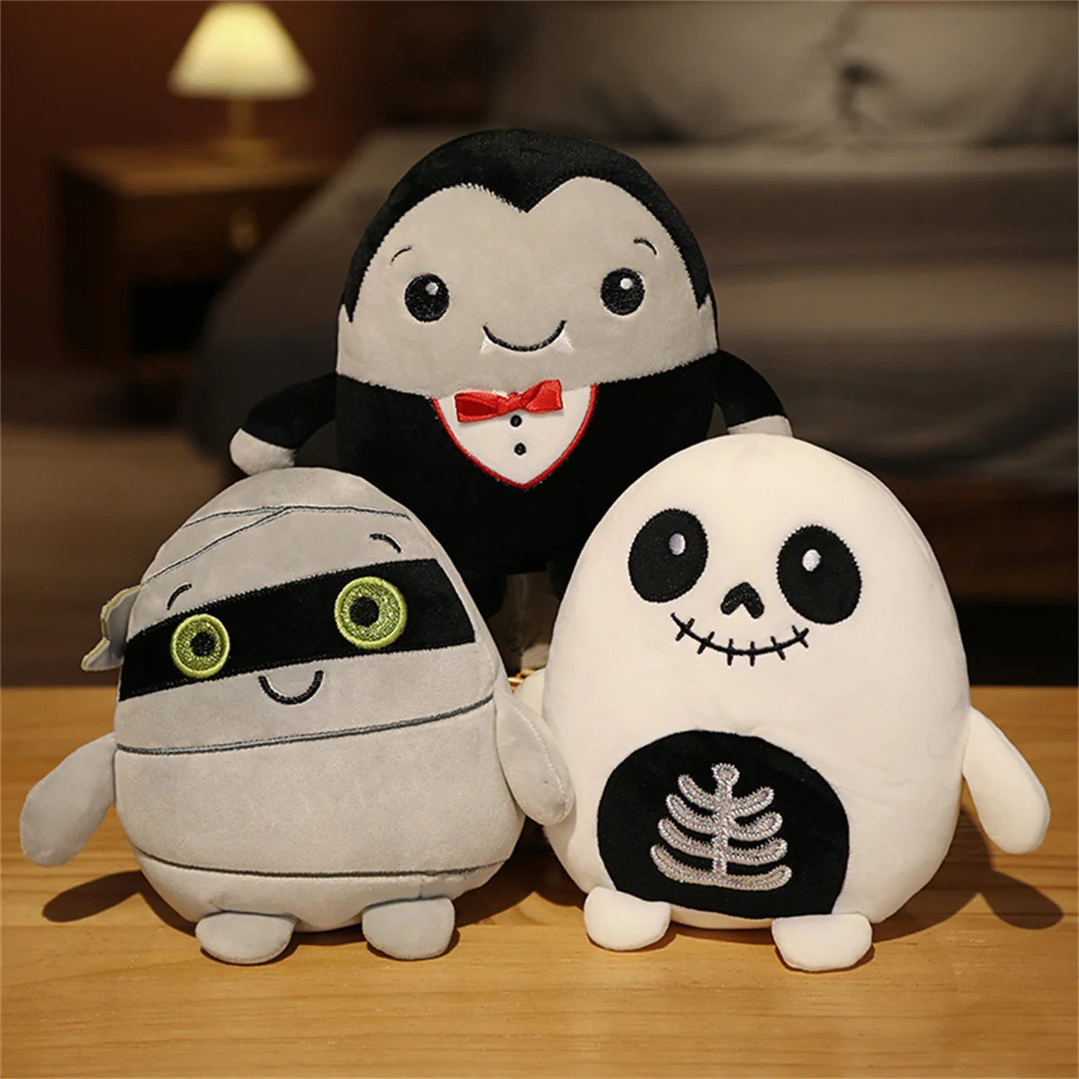 Hot Halloween Party Plush Toys Cute Plush Stuffed Vampire Pumpkin Man Spooky Plush Toys Halloween Room Decor Gift